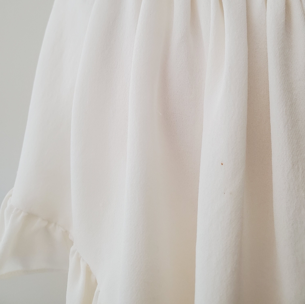Anthropologie Mise en Scene by Ruffian Marscapone Silk Blouse - Picture 13 of 16